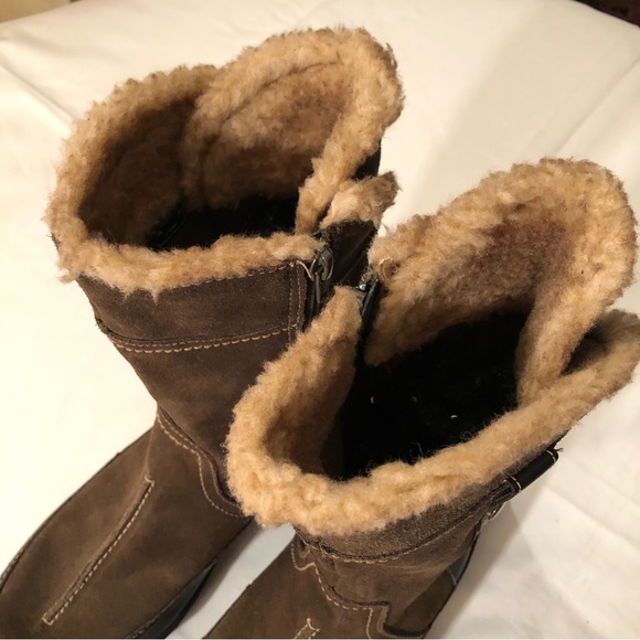 Womens Clarks Leather Boots - Picture 2 of 16